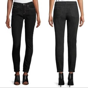 Eileen Fisher Soft Stretch Skinny/Straight Jeans Organic Cotton Blend Size 8